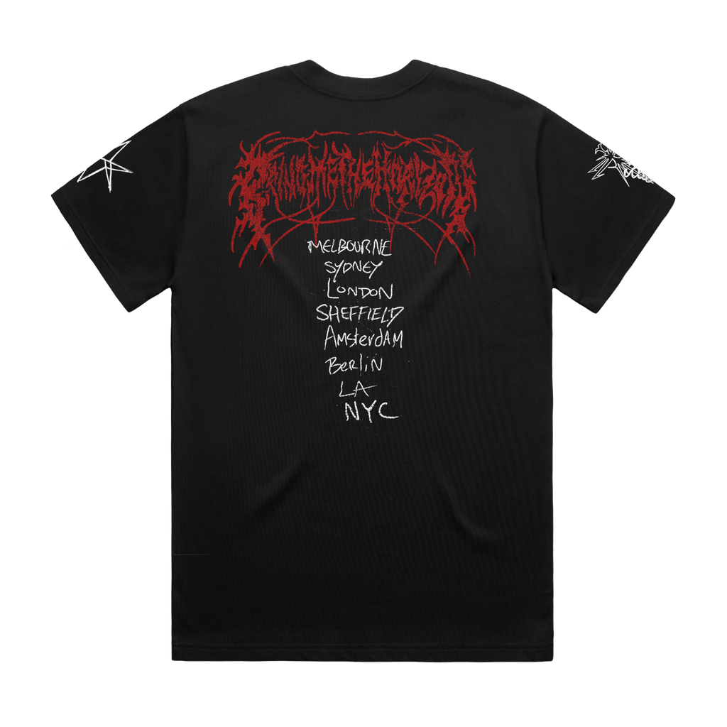 Pop Up Cities Black T-Shirt | Official Store – Bring Me The Horizon
