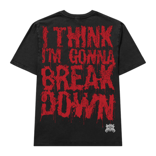 Bring Me the Horizon バンドTシャツ 歌詞プリント BMTH I Think I'm Gonna Breakdown Black T-Shirt | Official Store – Bring