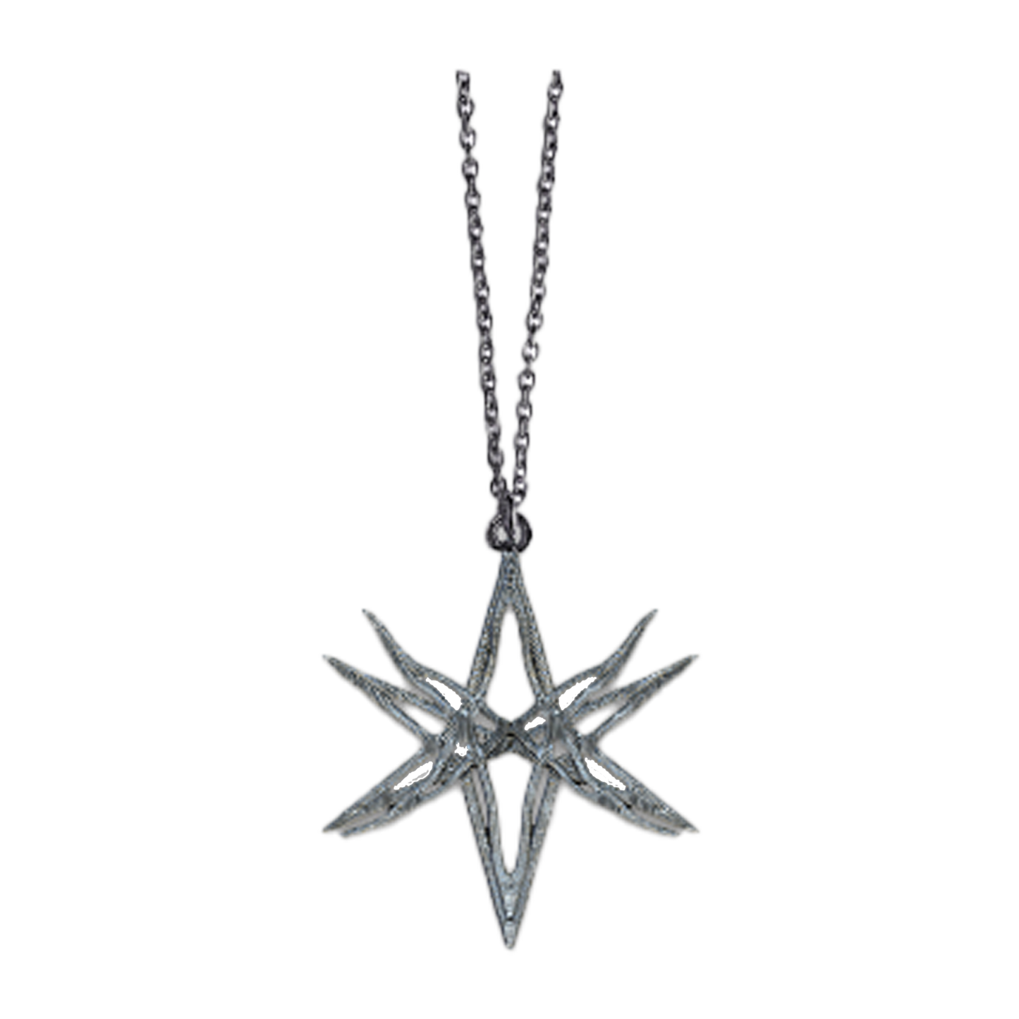 Silver Hex Necklace