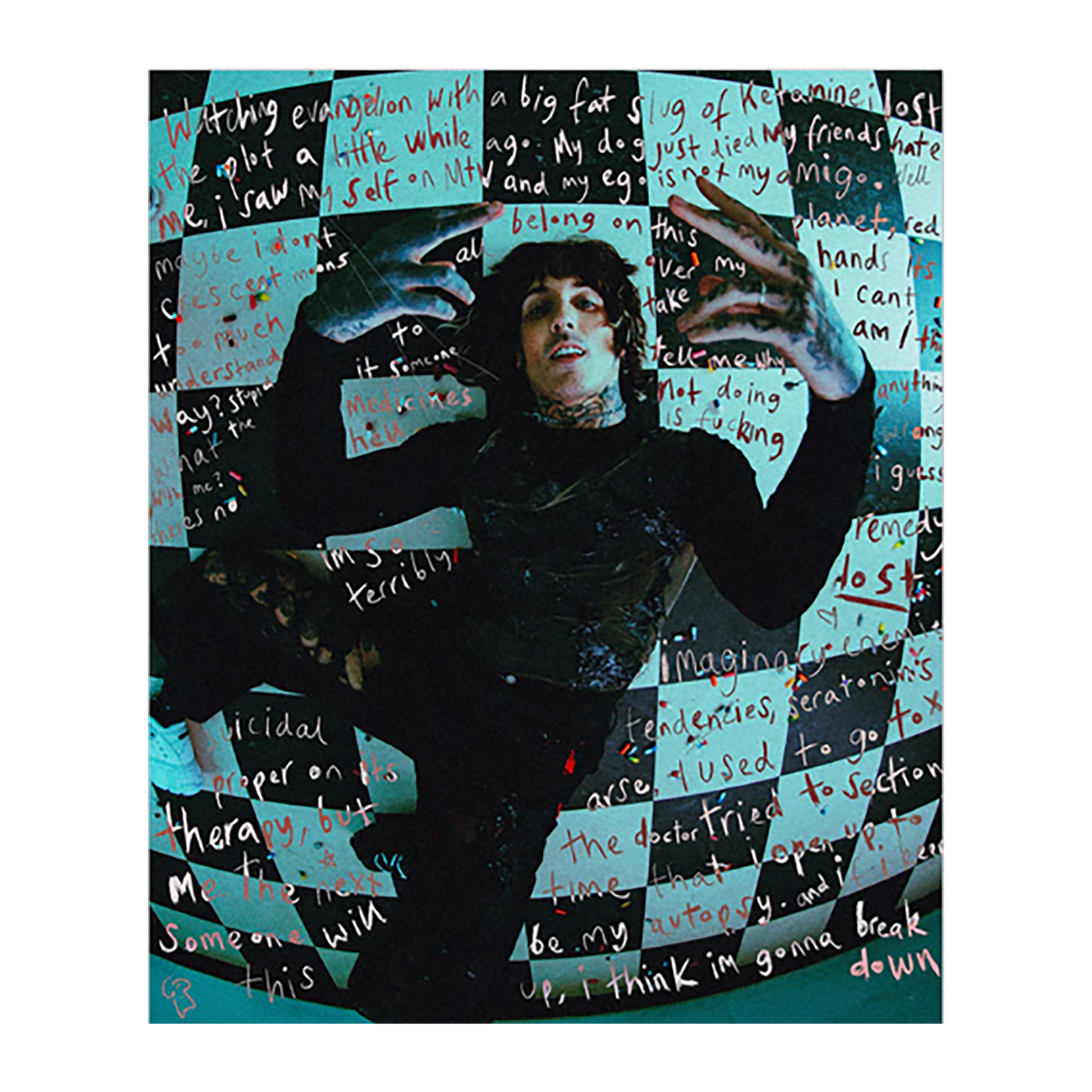BMTH LosT Poster featuring an image of Oli Sykes