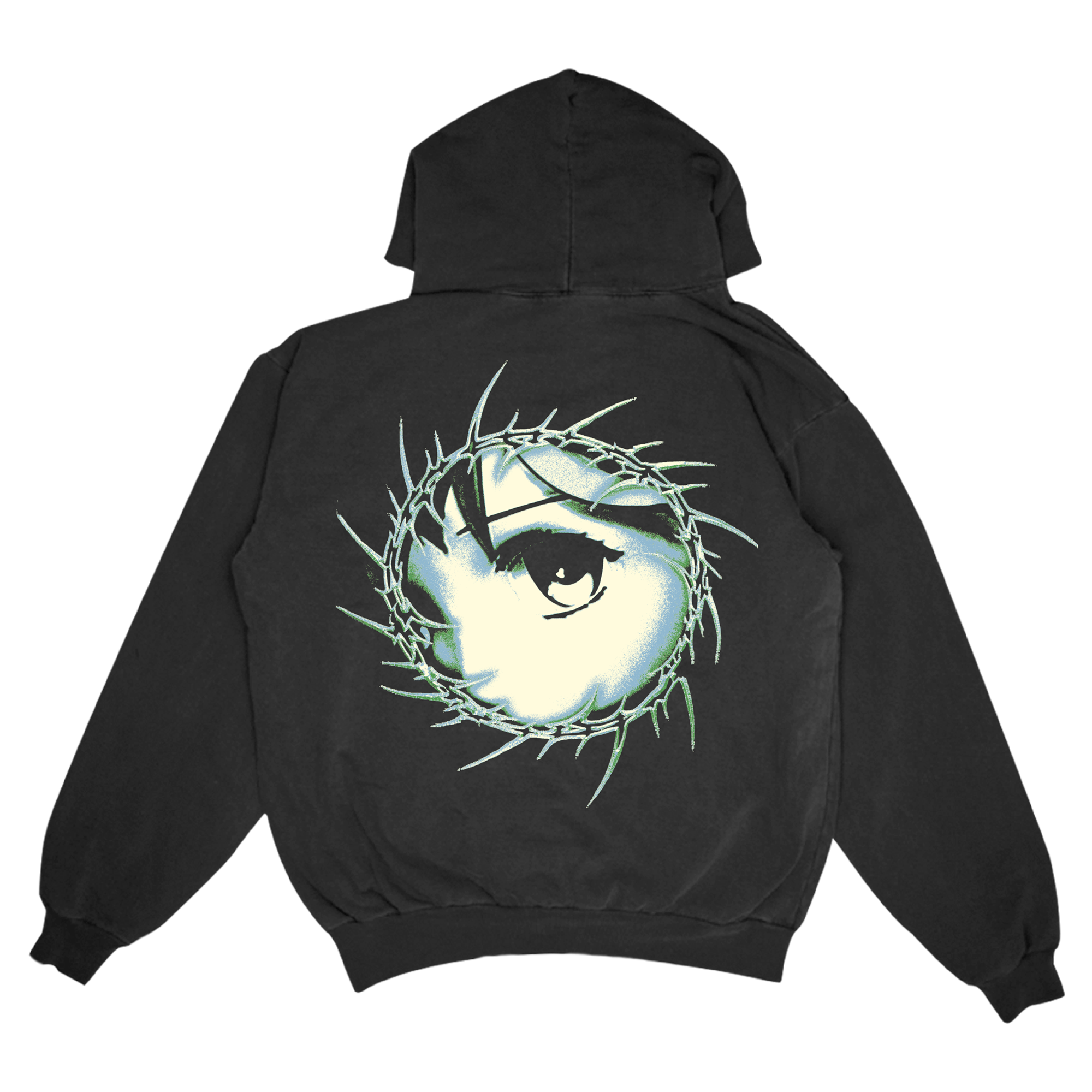 POST HUMAN: NeX GEn YOUtopia | Black Pullover Hoodie POST HUMAN: NeX GEn YOUtopia | Black Pullover Hoodie