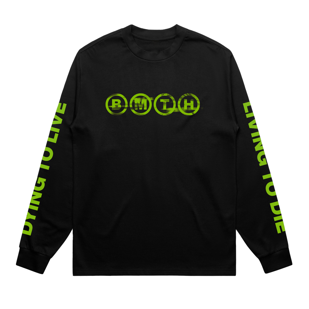 Dying To Live Black Longsleeve T-shirt | Official Store – Bring Me