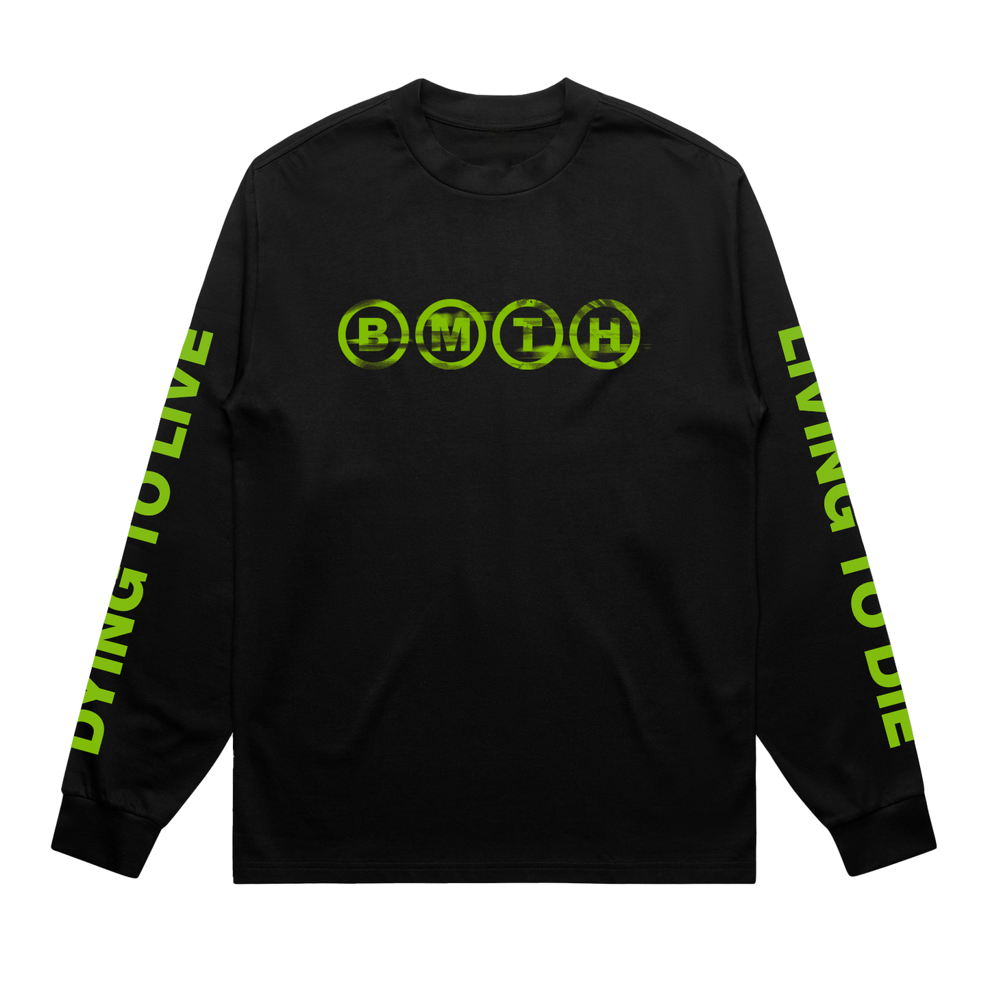 Dying To Live Black Longsleeve T-shirt | Official Store