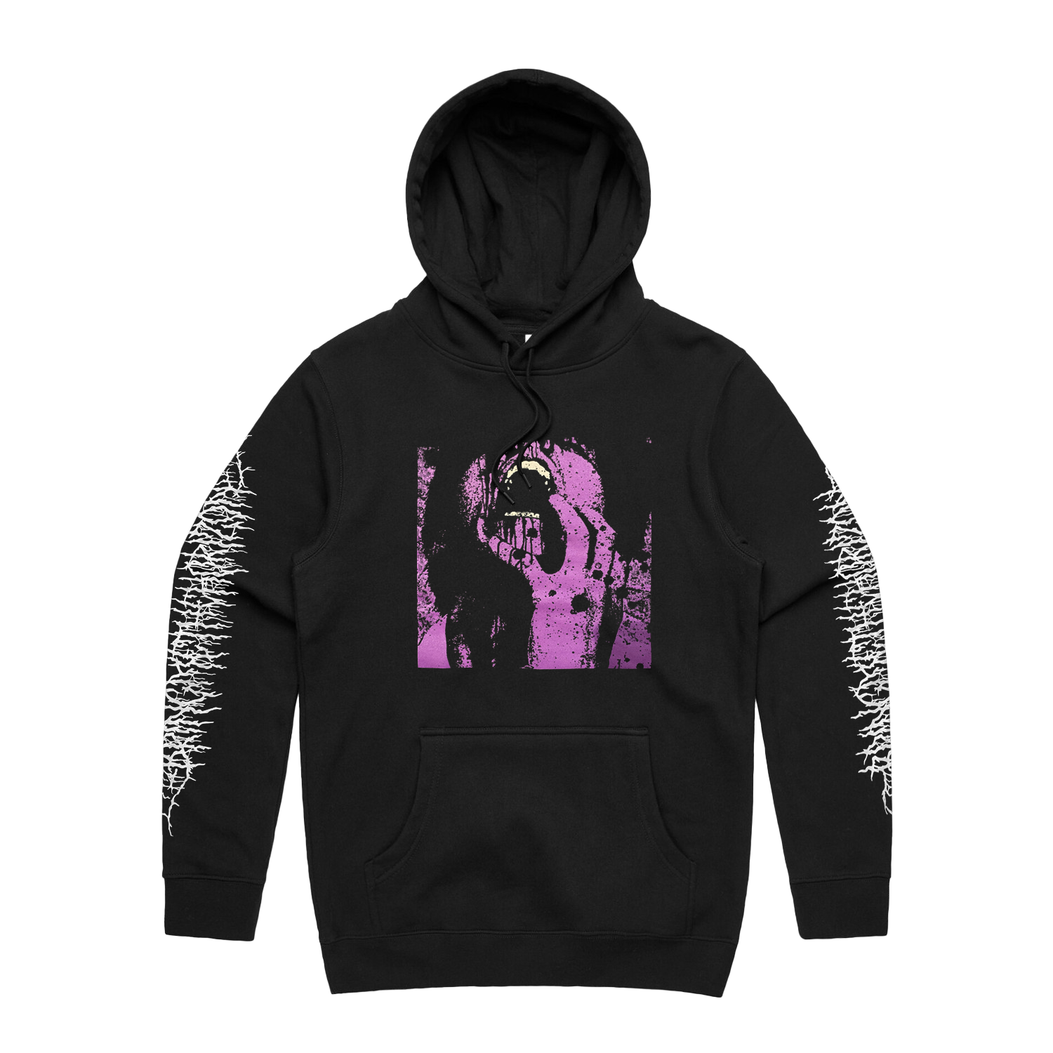 Stuck In a Loop | Black Pullover Hoodie