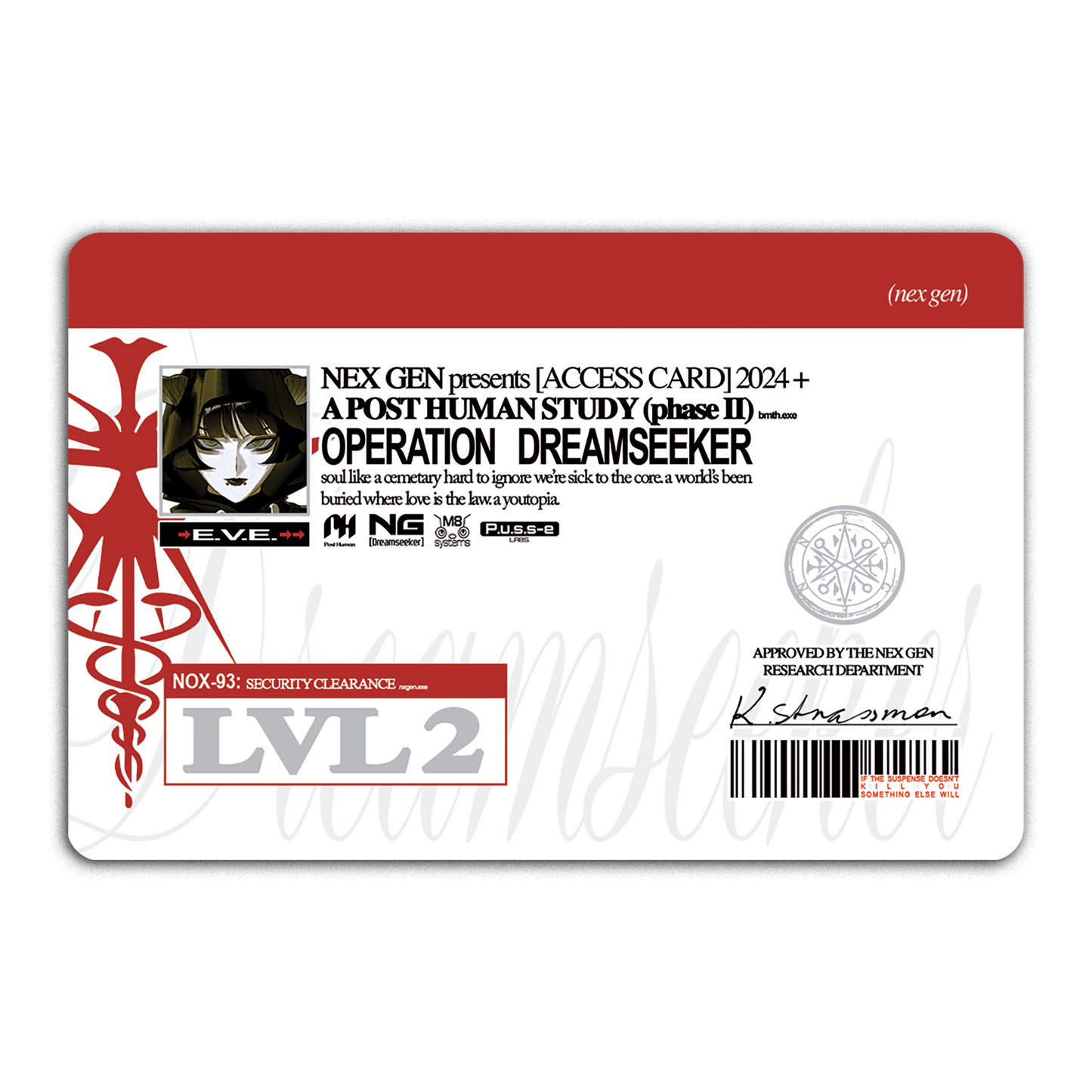 Bring me The Horizon limited NFC access card